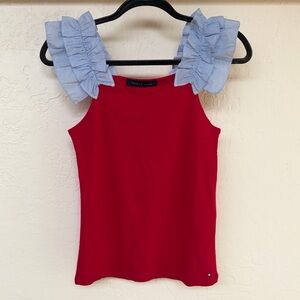 Tommy Hilfiger Ruffle Strap Top